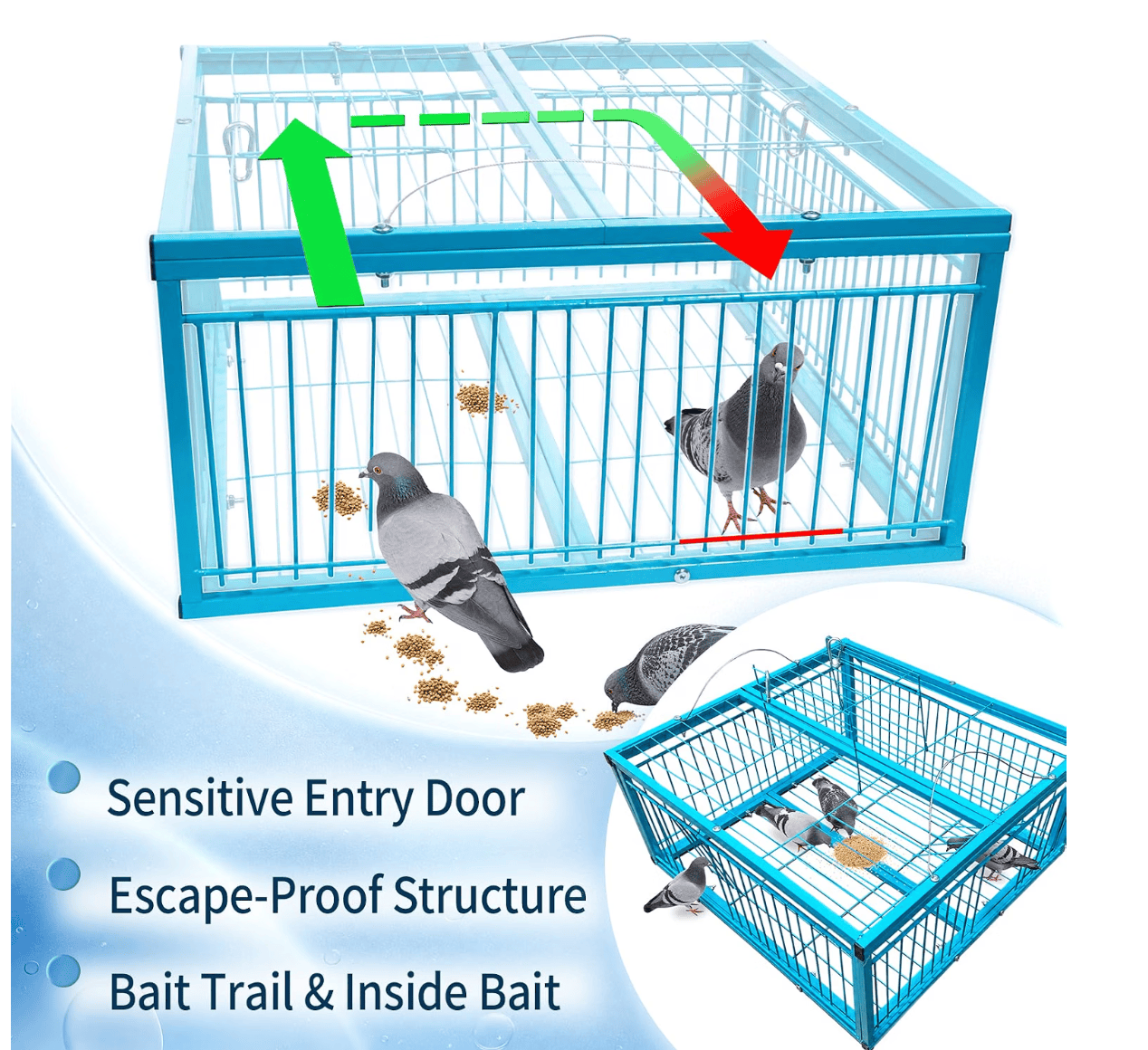 微信图片_20260921140555_152_2 Large Pigeon Cage – Escape-Resistant, Automatic Entry Design | Durable Anti-Rust Bird Cage for Outdoor Use - Image 5