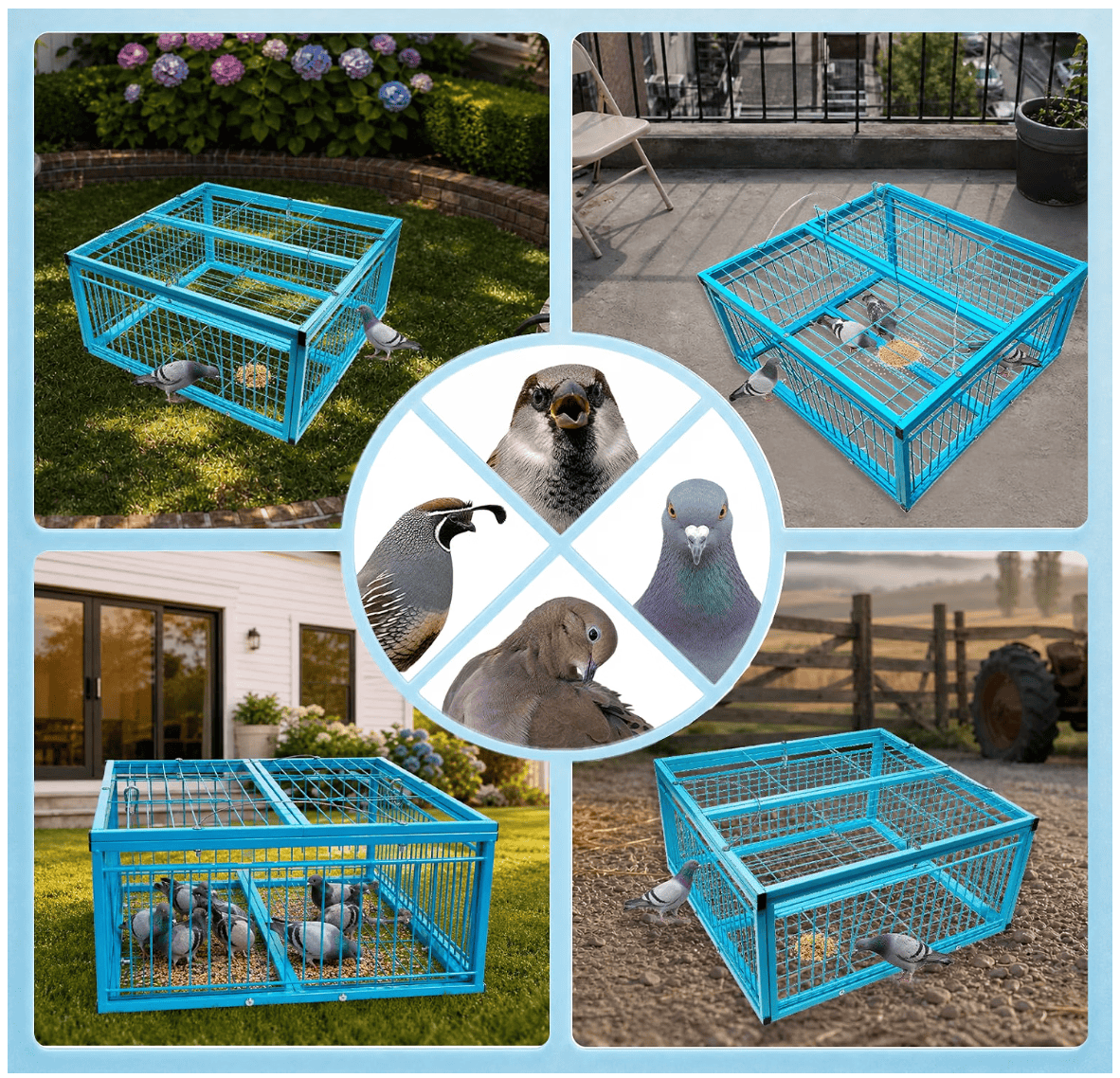 微信图片_20260921140623_155_2 Large Pigeon Cage – Escape-Resistant, Automatic Entry Design | Durable Anti-Rust Bird Cage for Outdoor Use - Image 8
